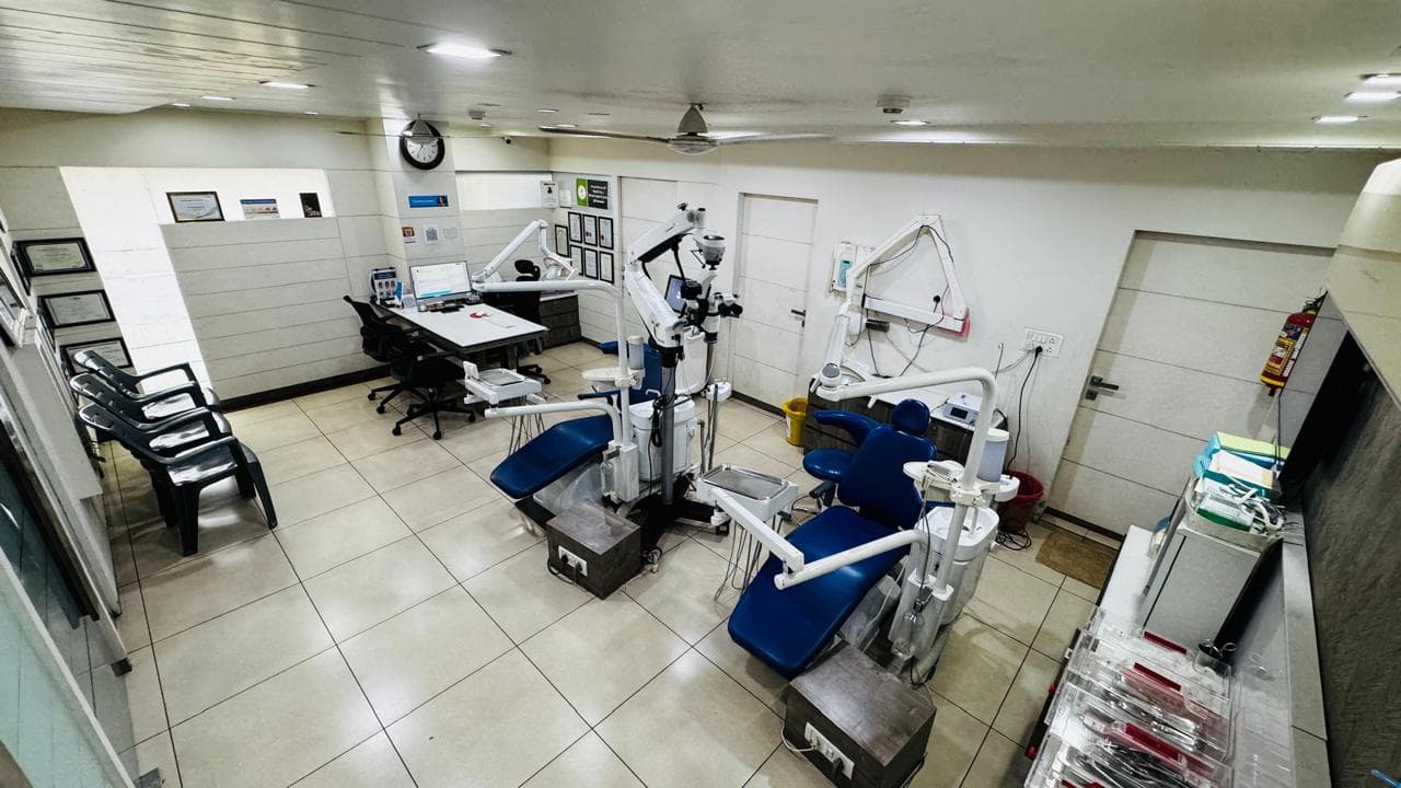 Overhead view of full clinic facility